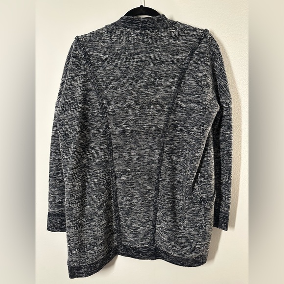 Out From Under Cardigan- Black and White Stitch - Picture 3 of 4